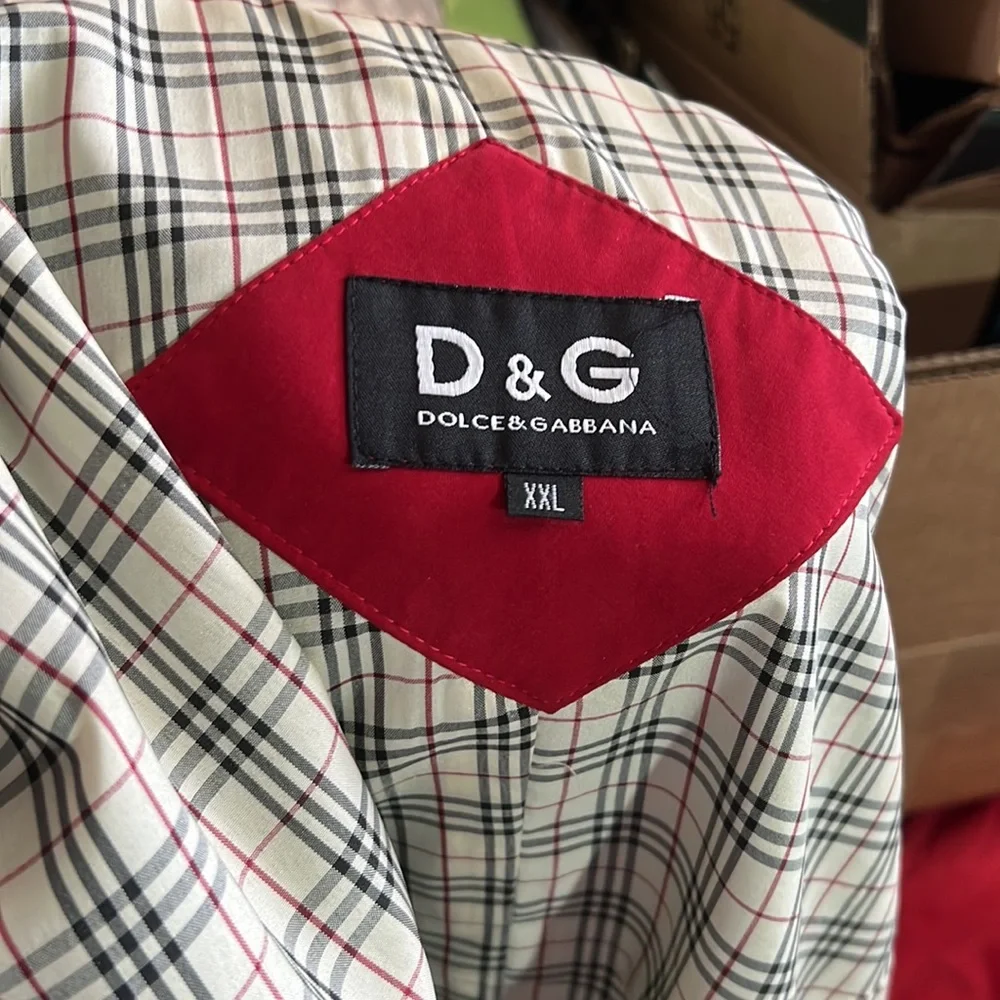 1 hour sale. Dolce & Gabbana, red jacket (lined, light to medium warmth) - Picture 5 of 9